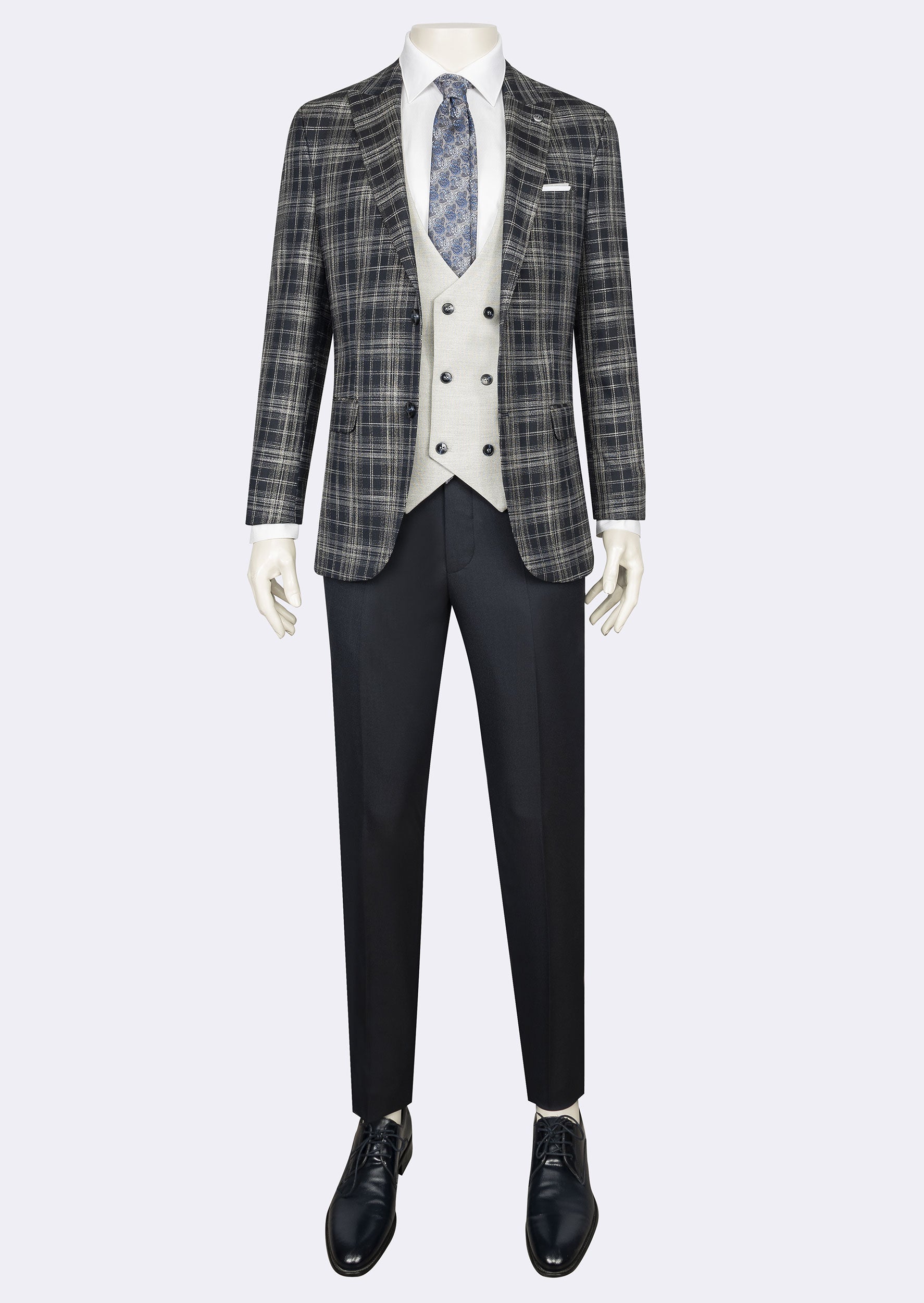 Navy Three-Piece Suit