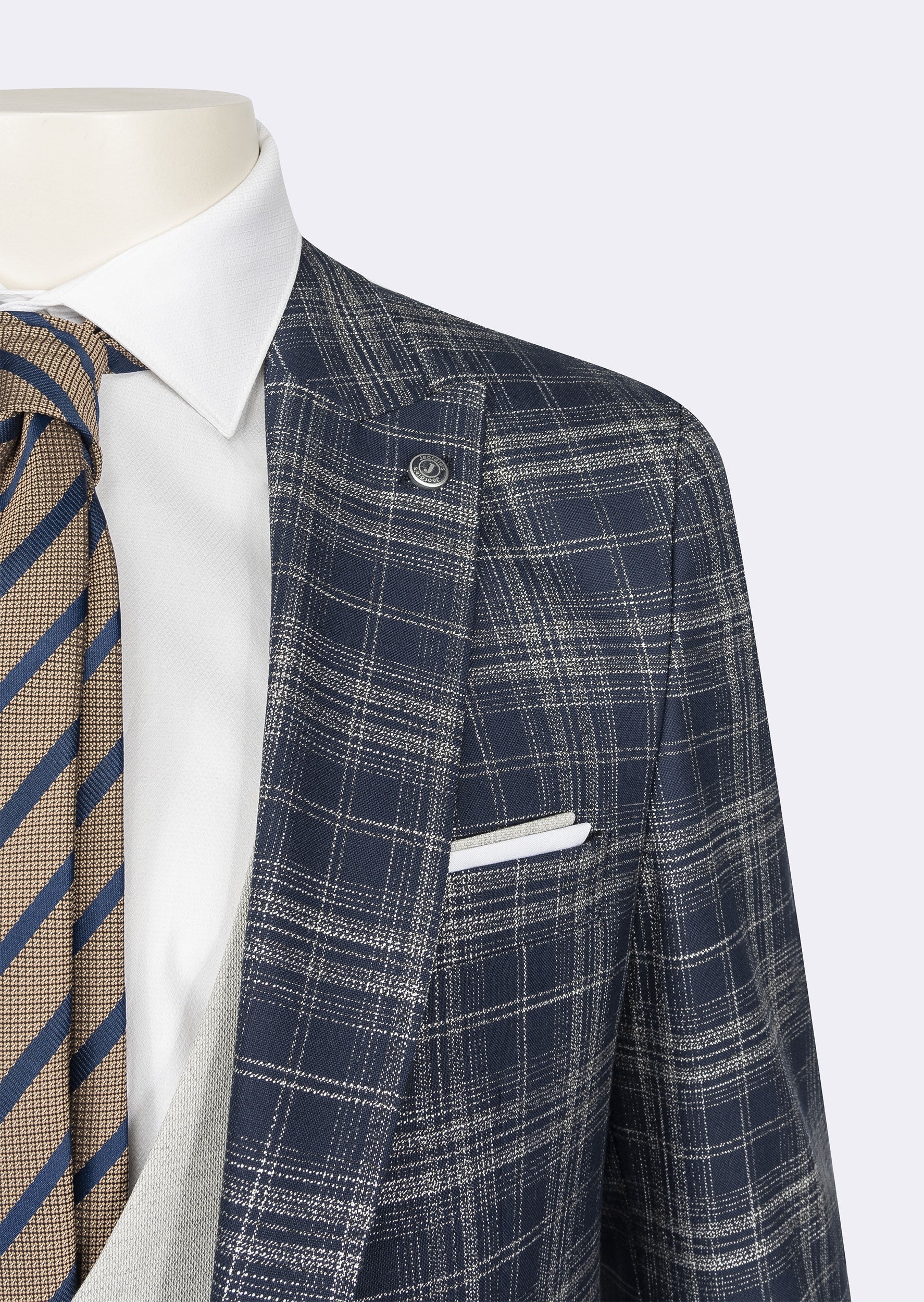 Light Navy Three-Piece Suit