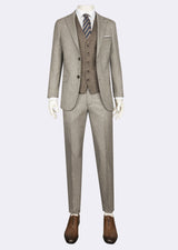 Brown Three-Piece Suit