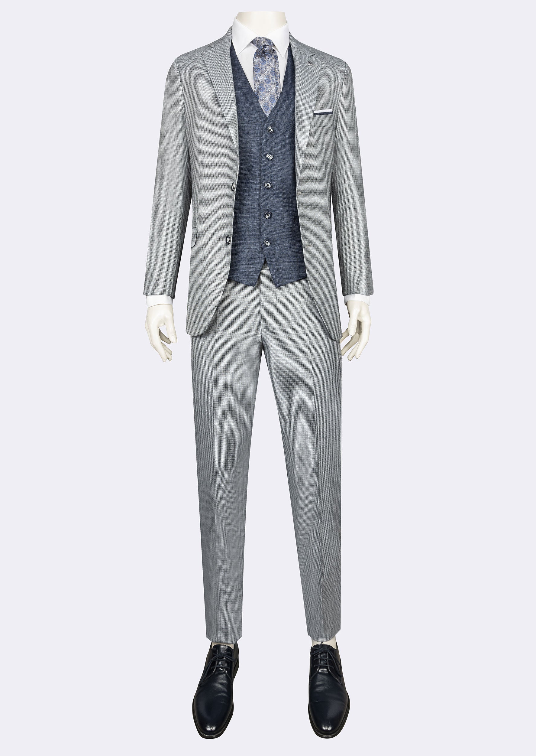 Navy Three-Piece Suit