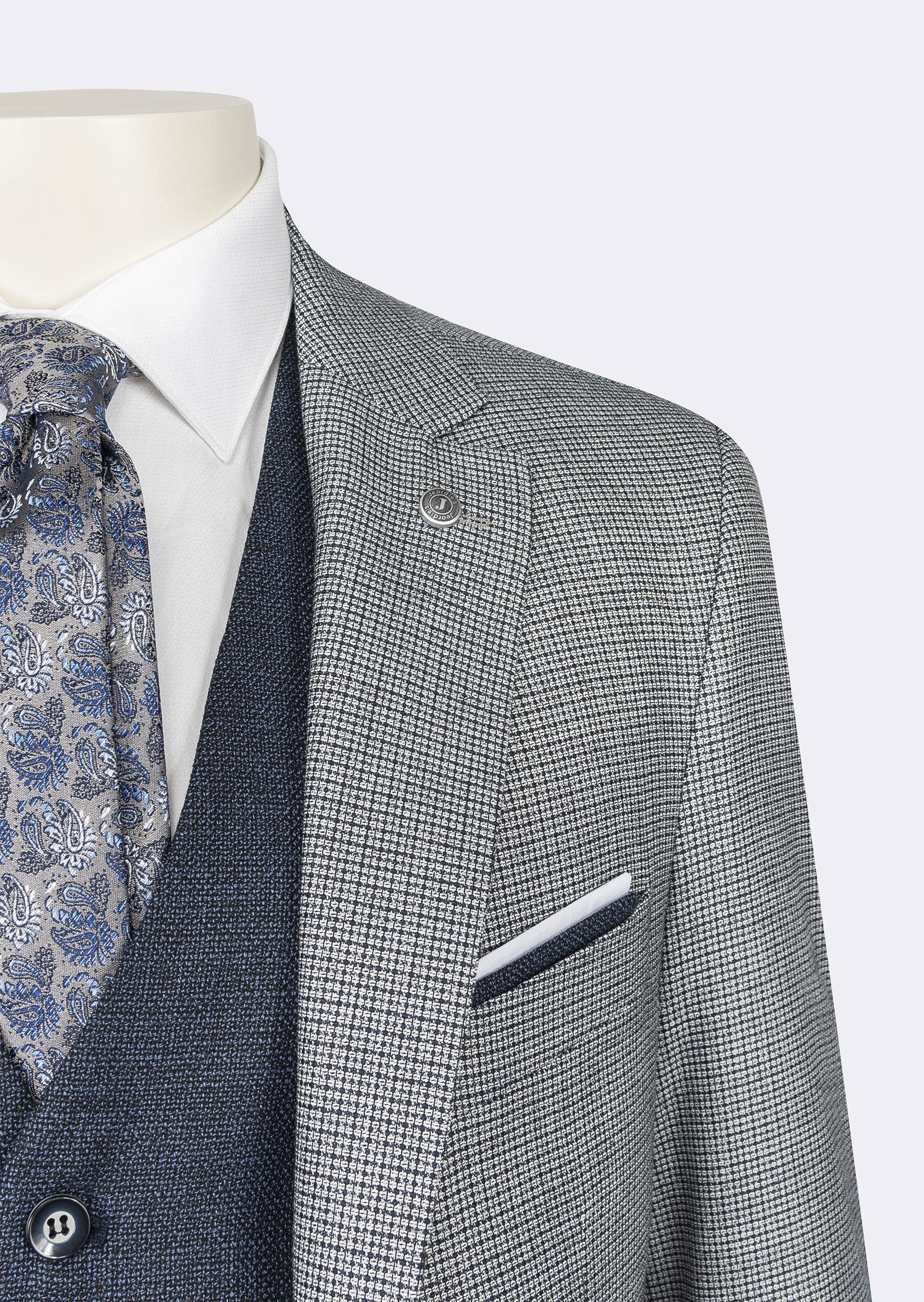 Navy Three-Piece Suit