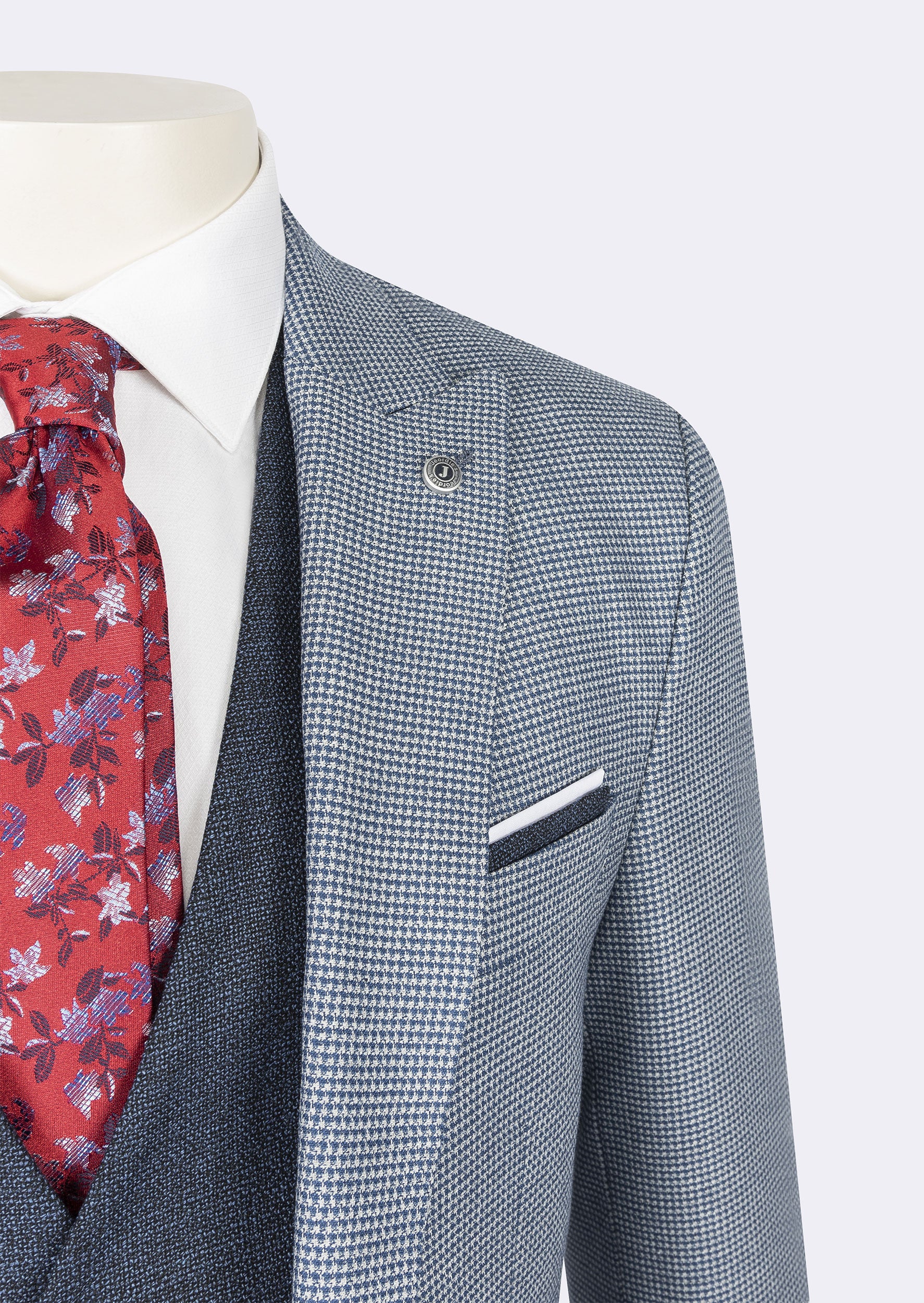 Blue Three-Piece Suit