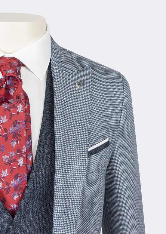 Blue Three-Piece Suit