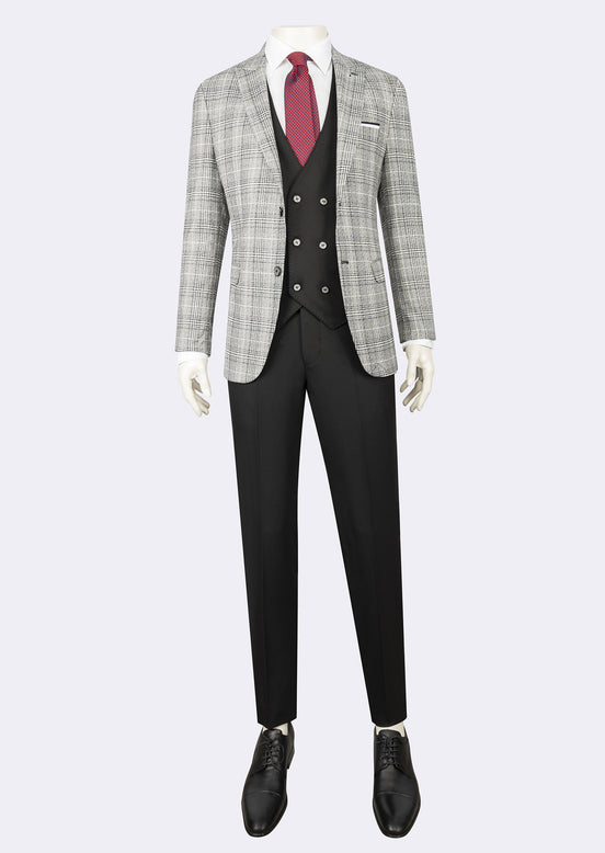 Black Three-Piece Suit