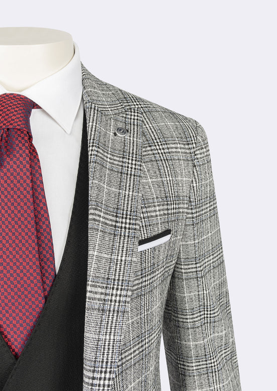 Black Three-Piece Suit