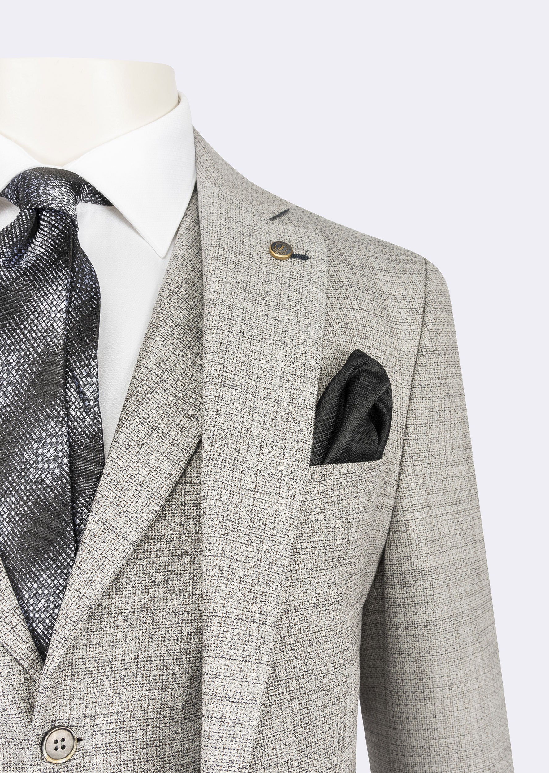 Grey Three-Piece Suit