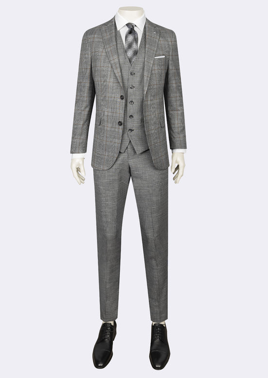 Grey Three-Piece Suit