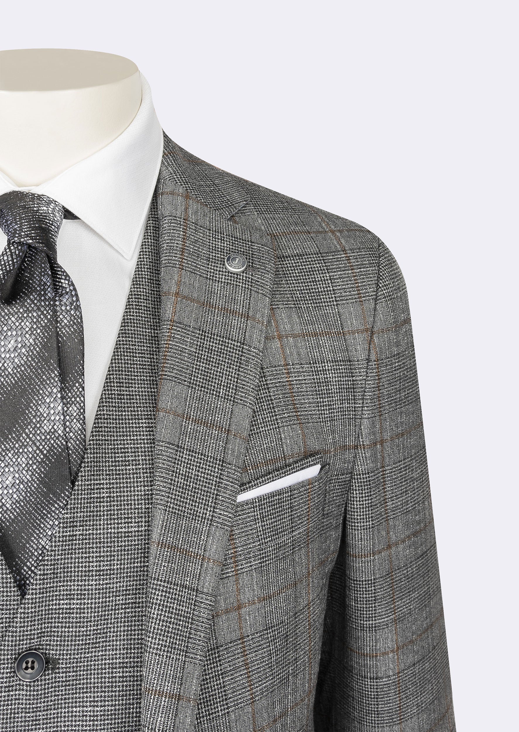 Grey Three-Piece Suit