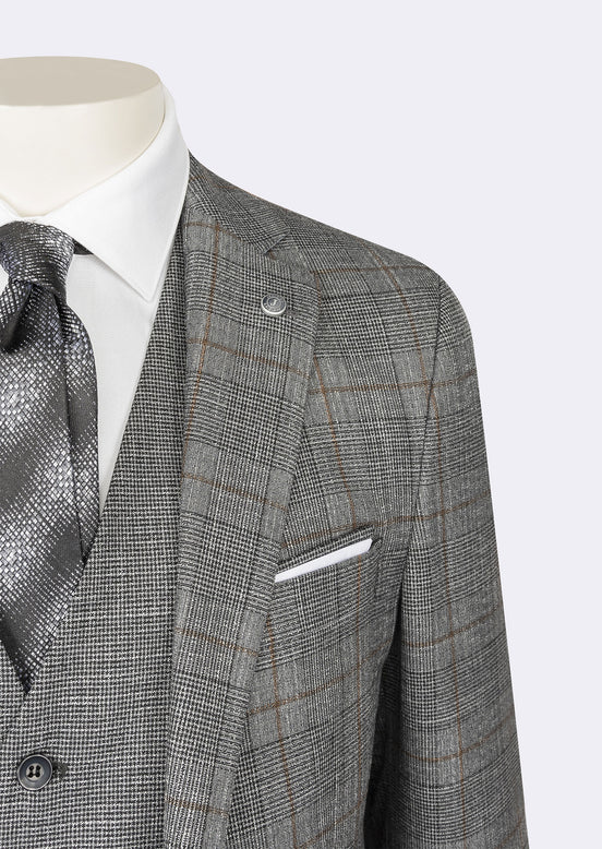 Grey Three-Piece Suit
