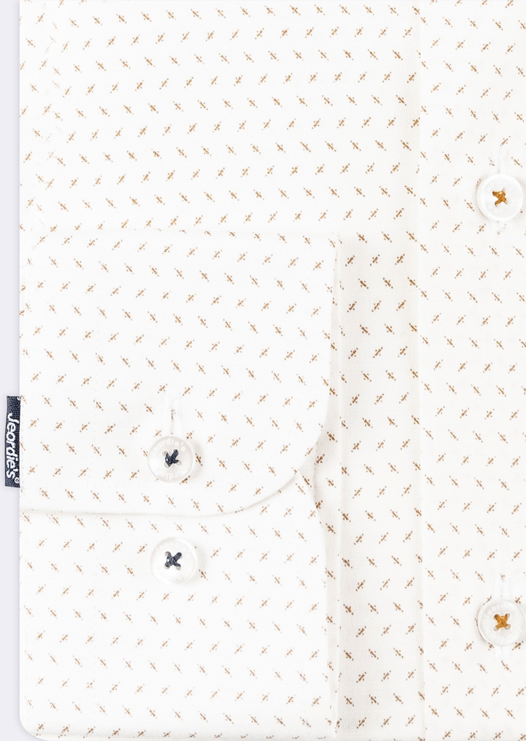White - Beige Long Sleeve Shirt