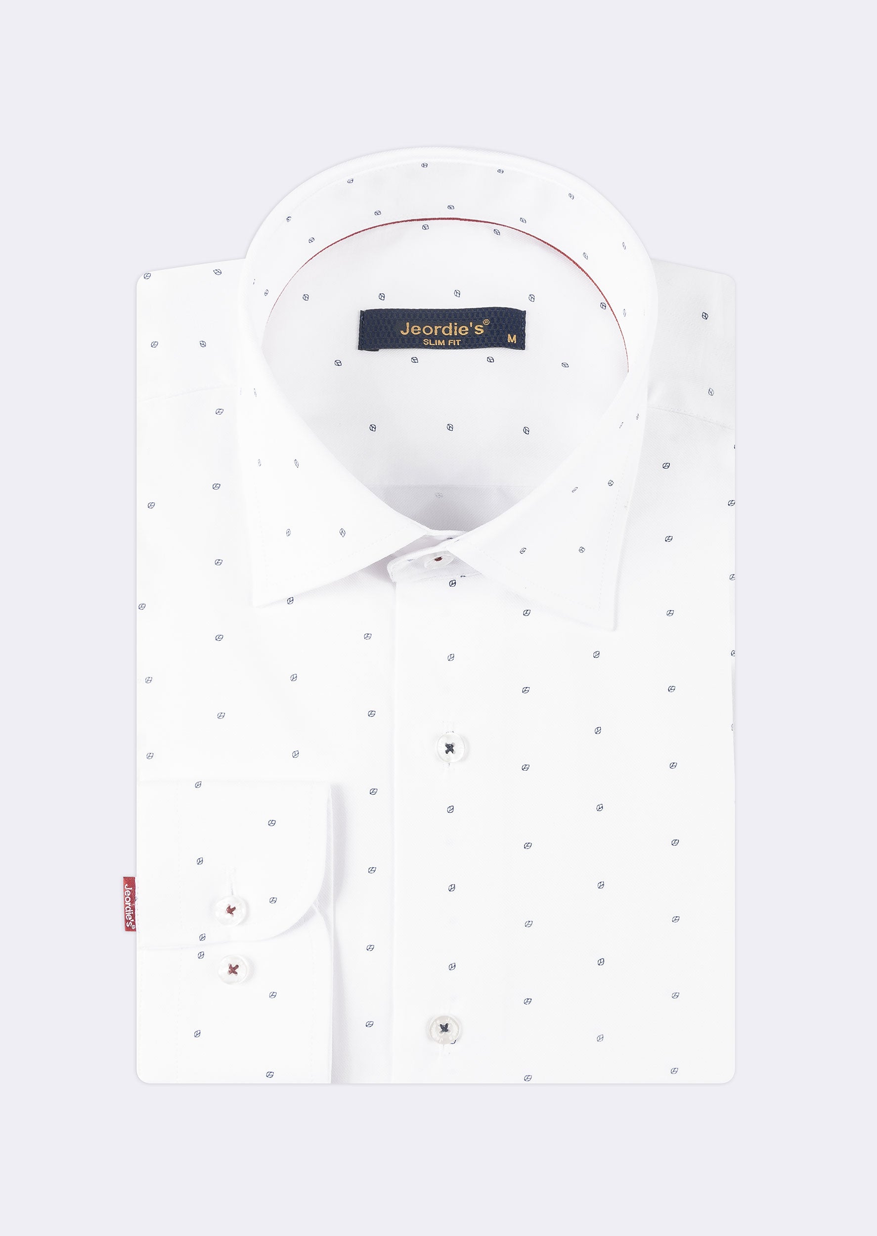 White - Navy Long Sleeve Shirt