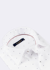 White - Navy Long Sleeve Shirt