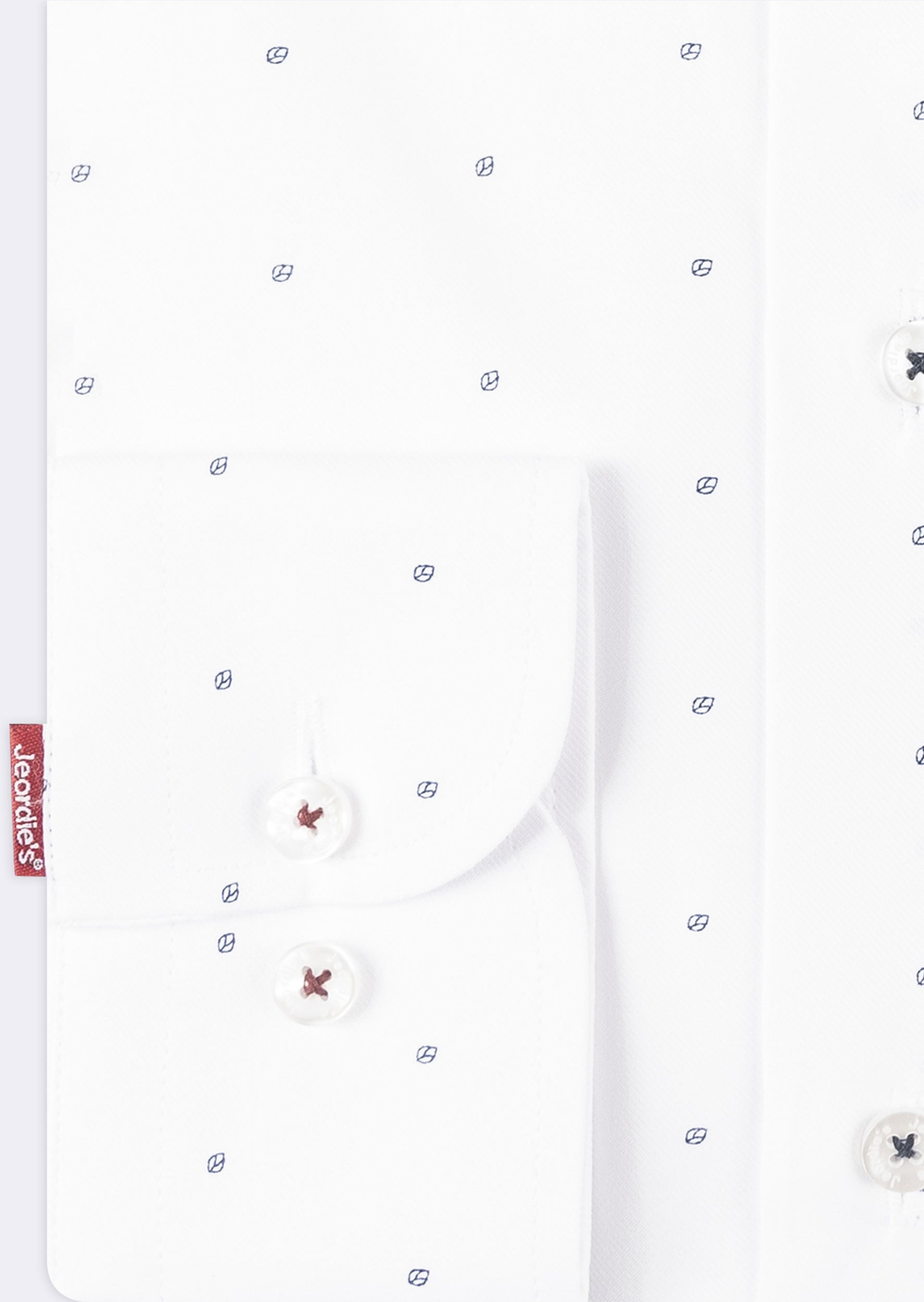 White - Navy Long Sleeve Shirt
