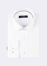 White - Blue Long Sleeve Shirt