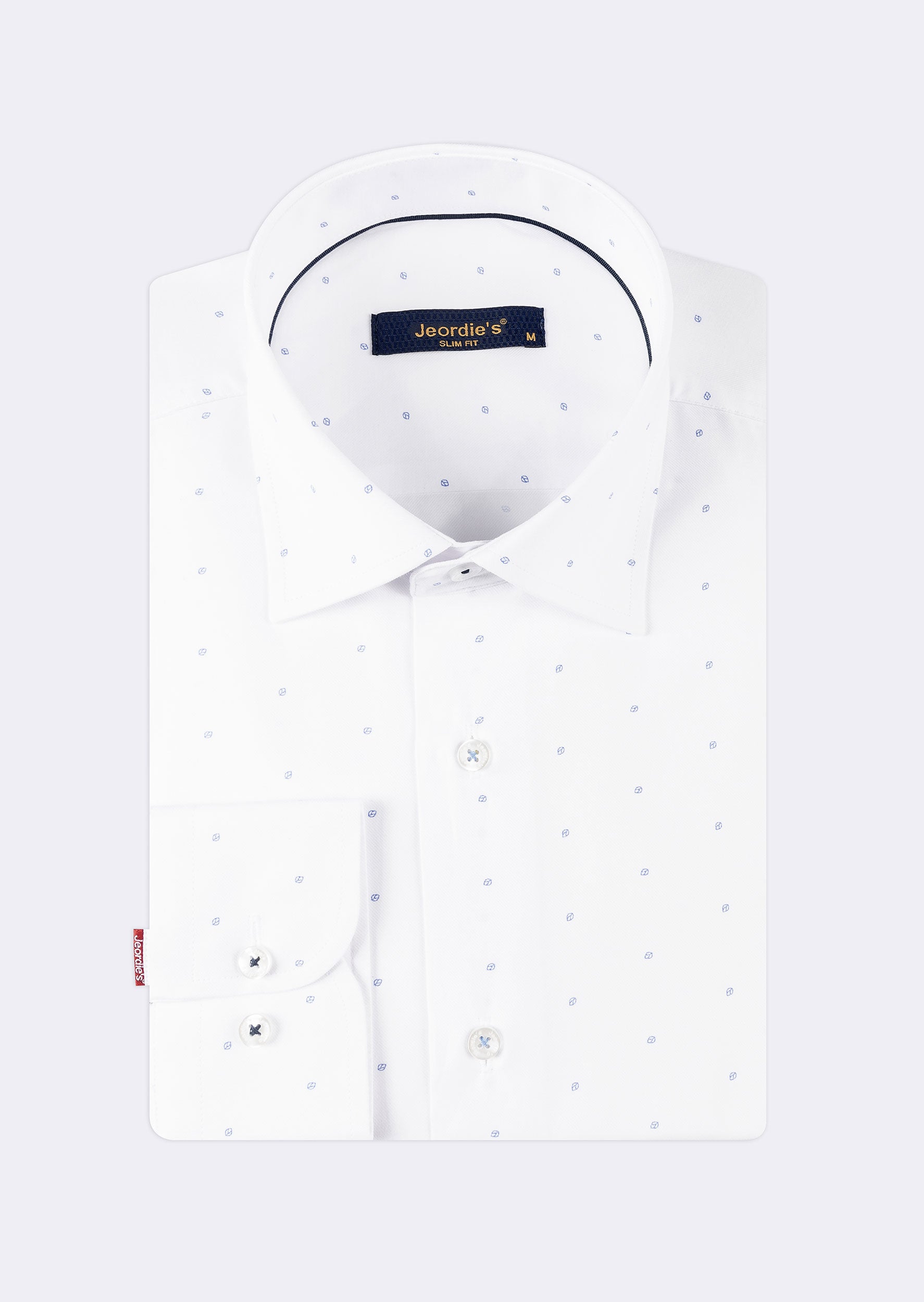 White - Blue Long Sleeve Shirt