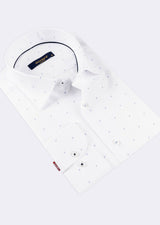 White - Blue Long Sleeve Shirt