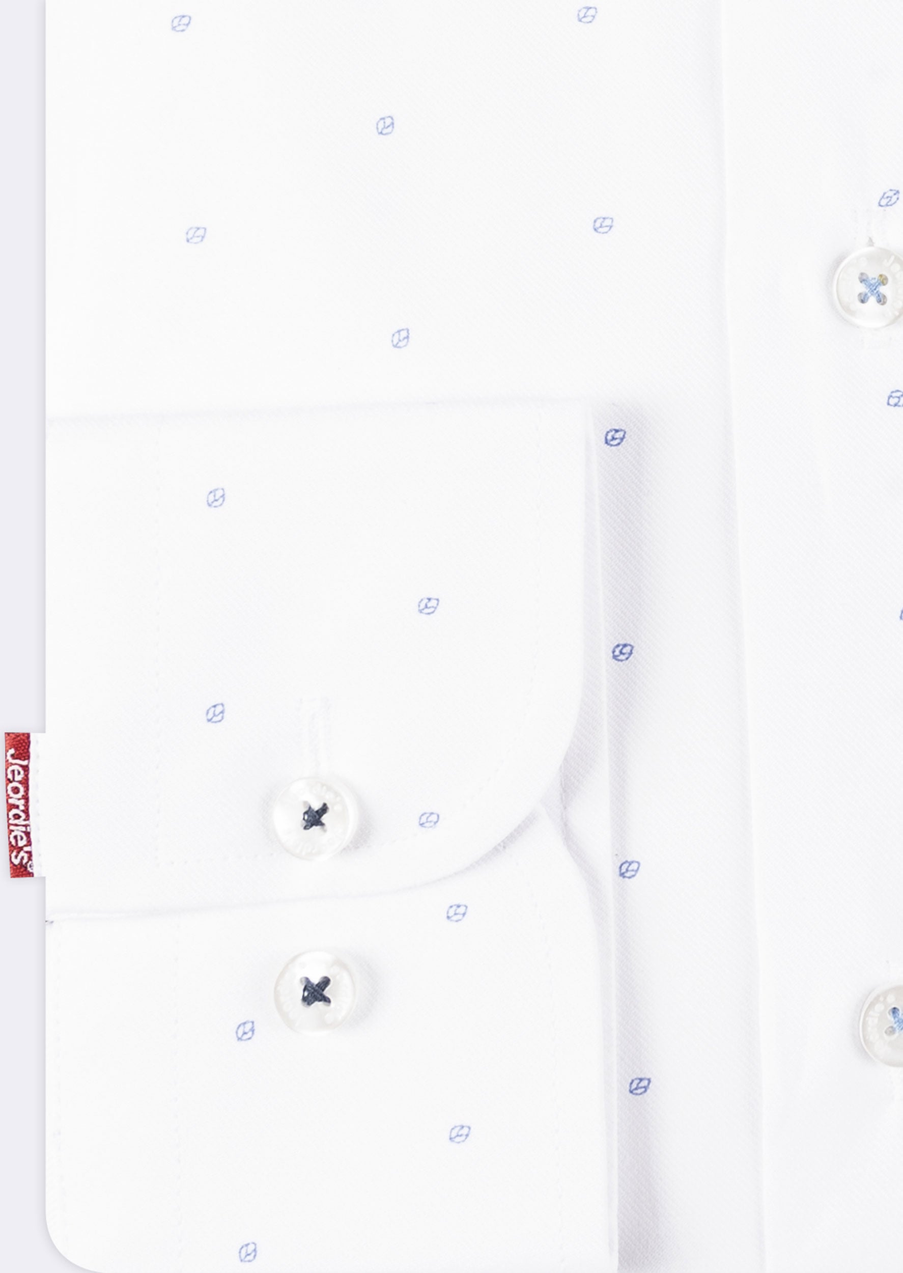 White - Blue Long Sleeve Shirt