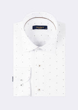 White - Beige Long Sleeve Shirt