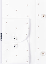 White - Beige Long Sleeve Shirt