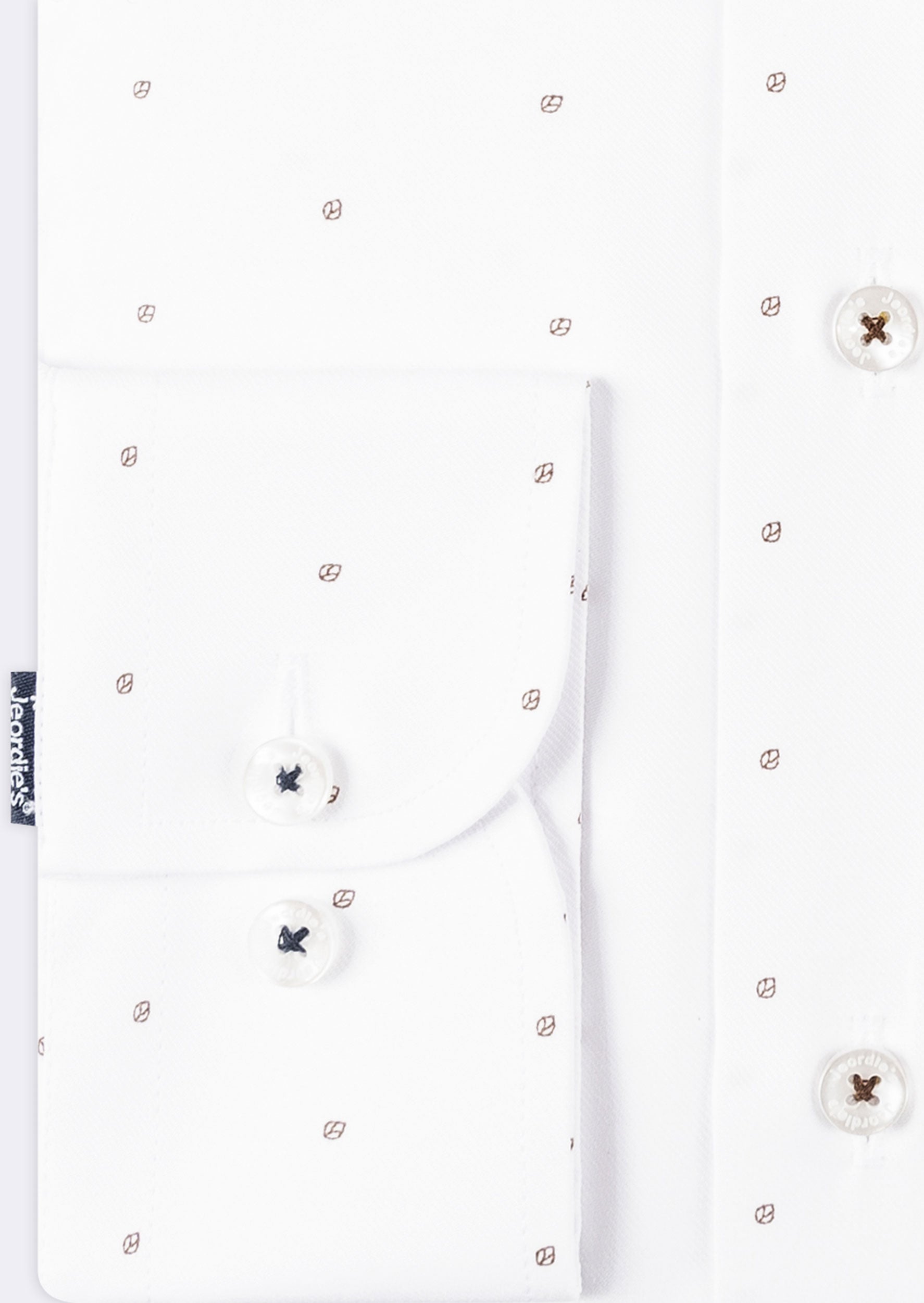 White - Beige Long Sleeve Shirt