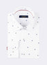 White - Navy Long Sleeve Shirt