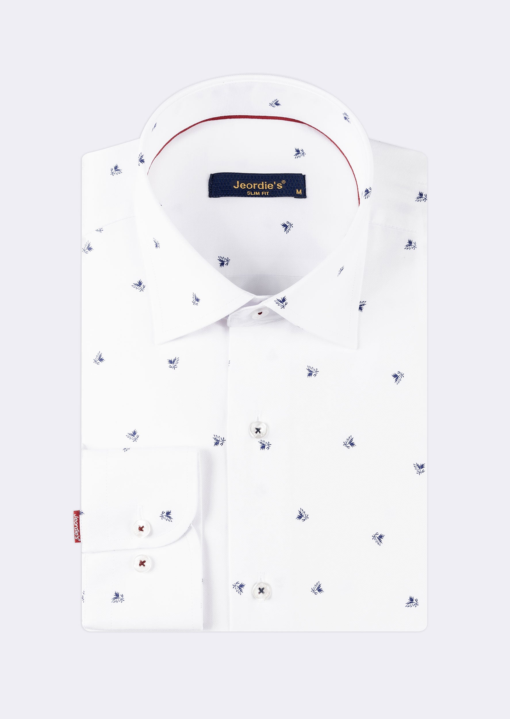 White - Navy Long Sleeve Shirt