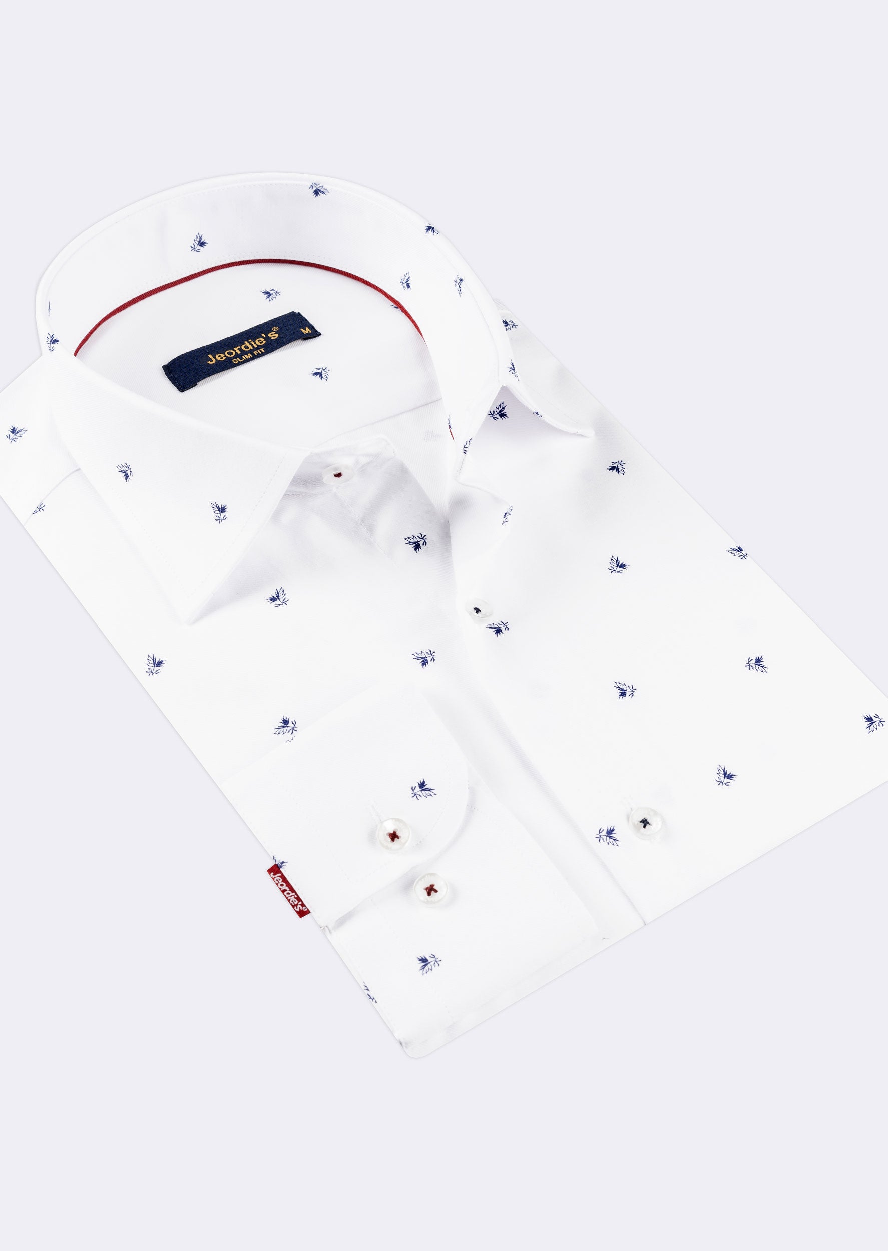 White - Navy Long Sleeve Shirt
