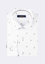 White - Beige Long Sleeve Shirt