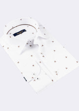 White - Beige Long Sleeve Shirt