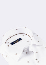 White - Beige Long Sleeve Shirt