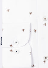 White - Beige Long Sleeve Shirt