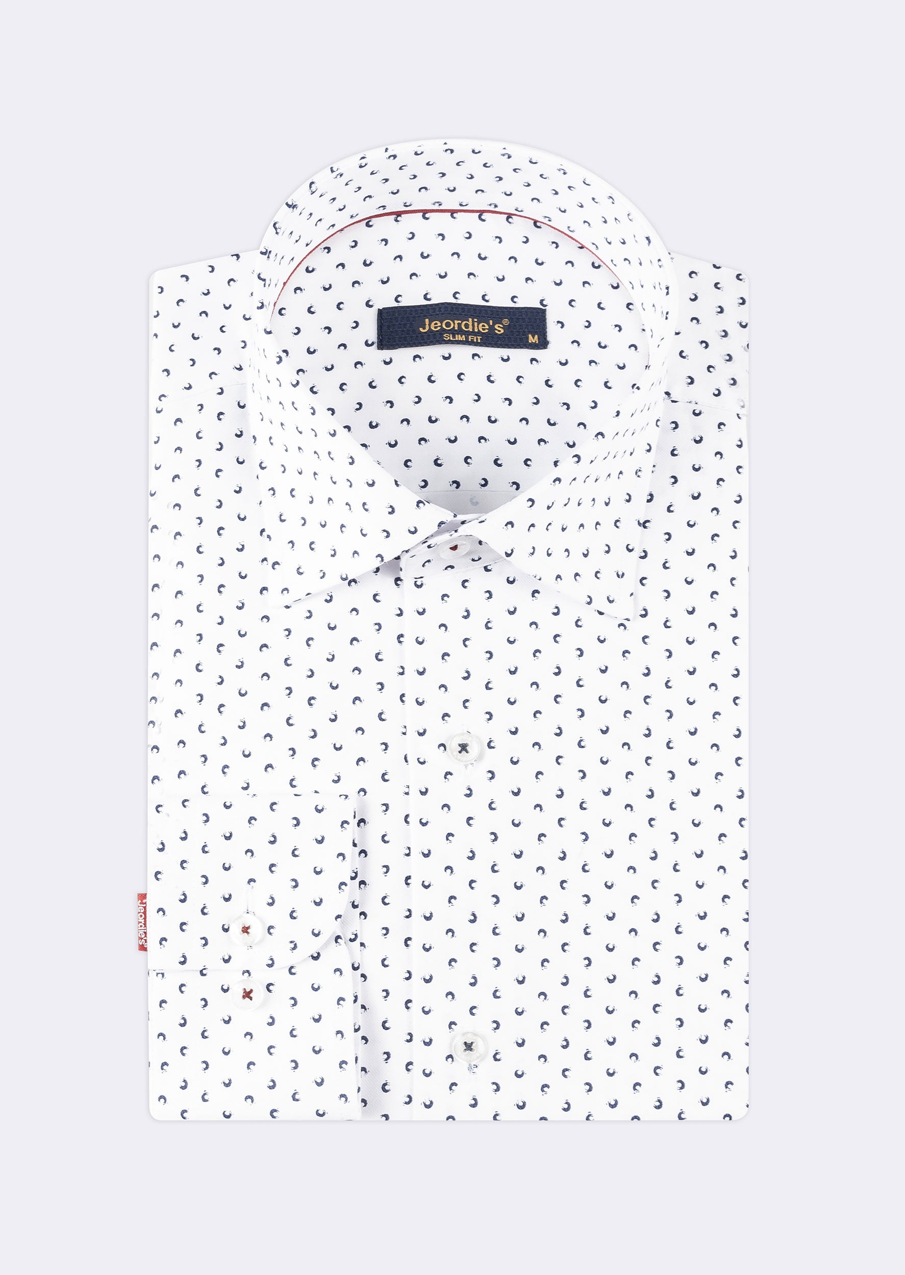 White - Navy Long Sleeve Shirt