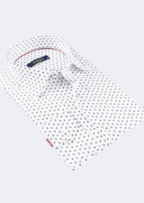 White - Navy Long Sleeve Shirt