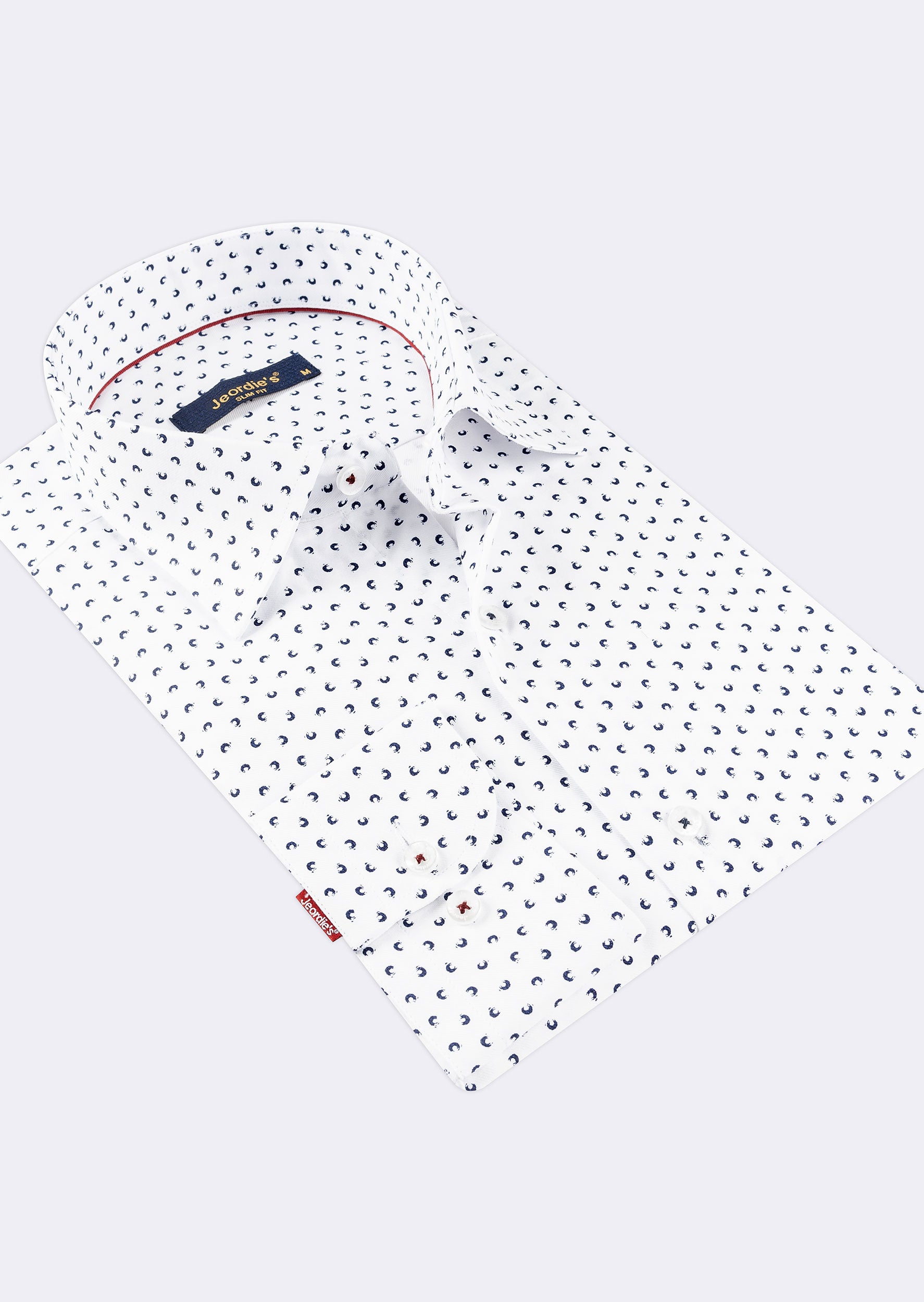 White - Navy Long Sleeve Shirt