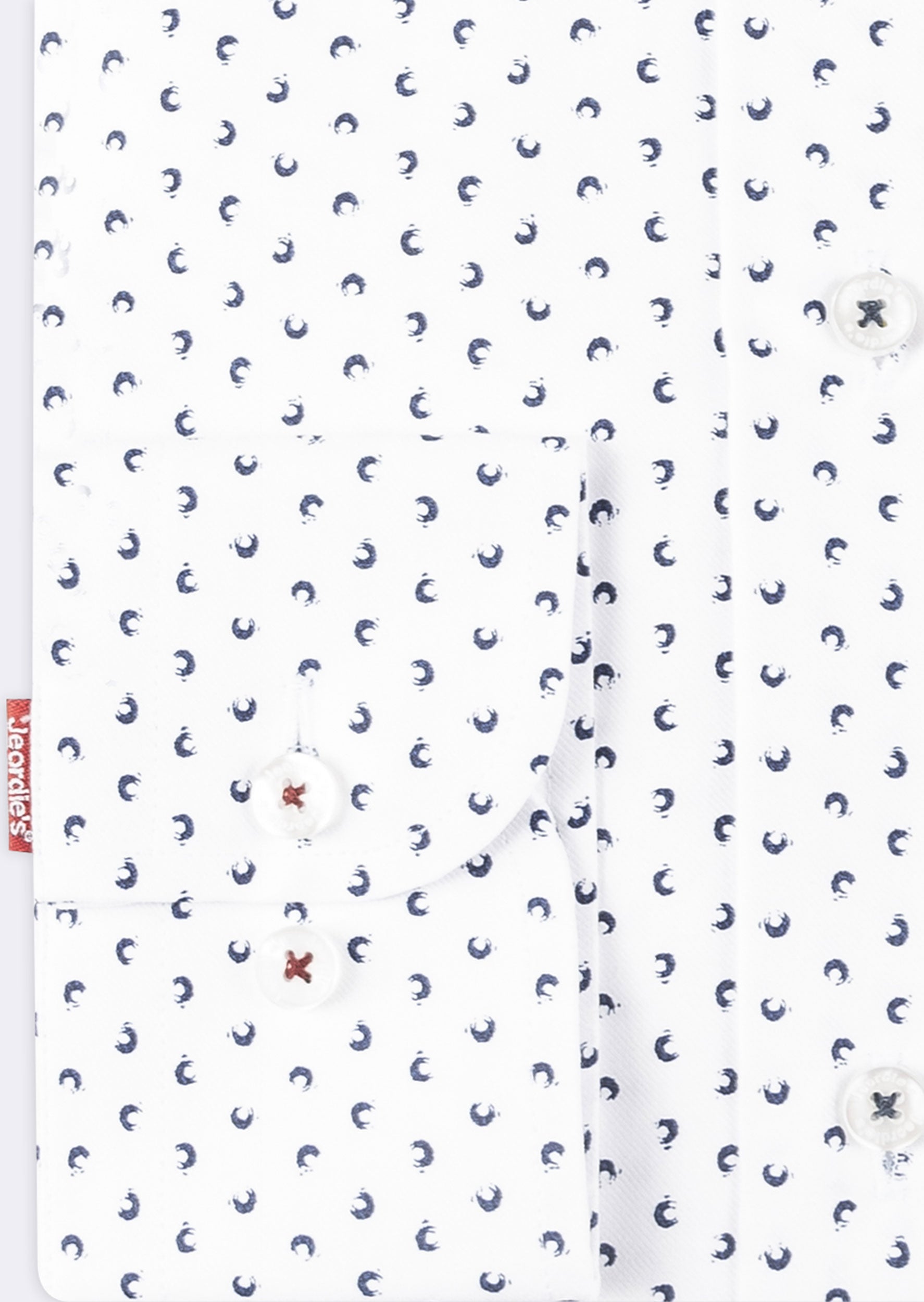 White - Navy Long Sleeve Shirt