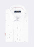 White - Navy Long Sleeve Shirt