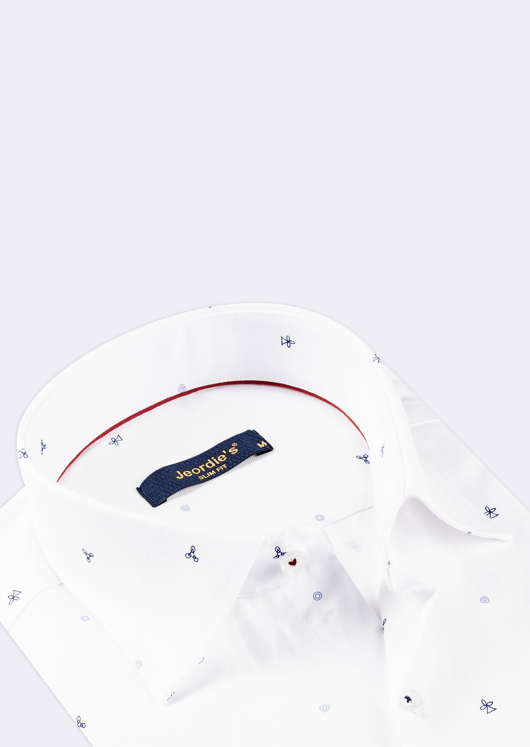 White - Navy Long Sleeve Shirt