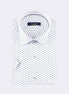 White - Navy Short Sleeve Shirt