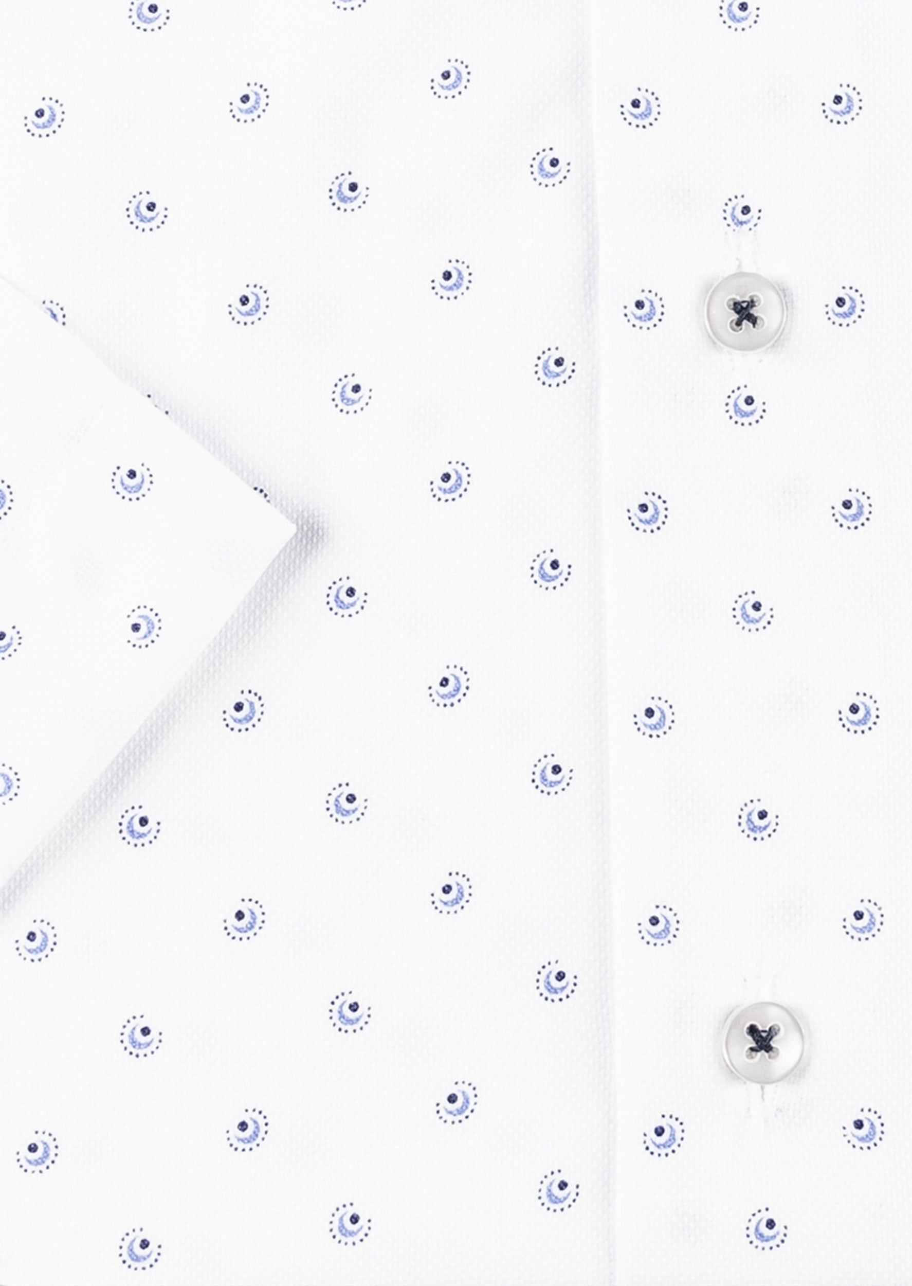 White - Blue Short Sleeve Shirt