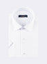 White - Blue Short Sleeve Shirt