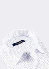 White - Blue Short Sleeve Shirt