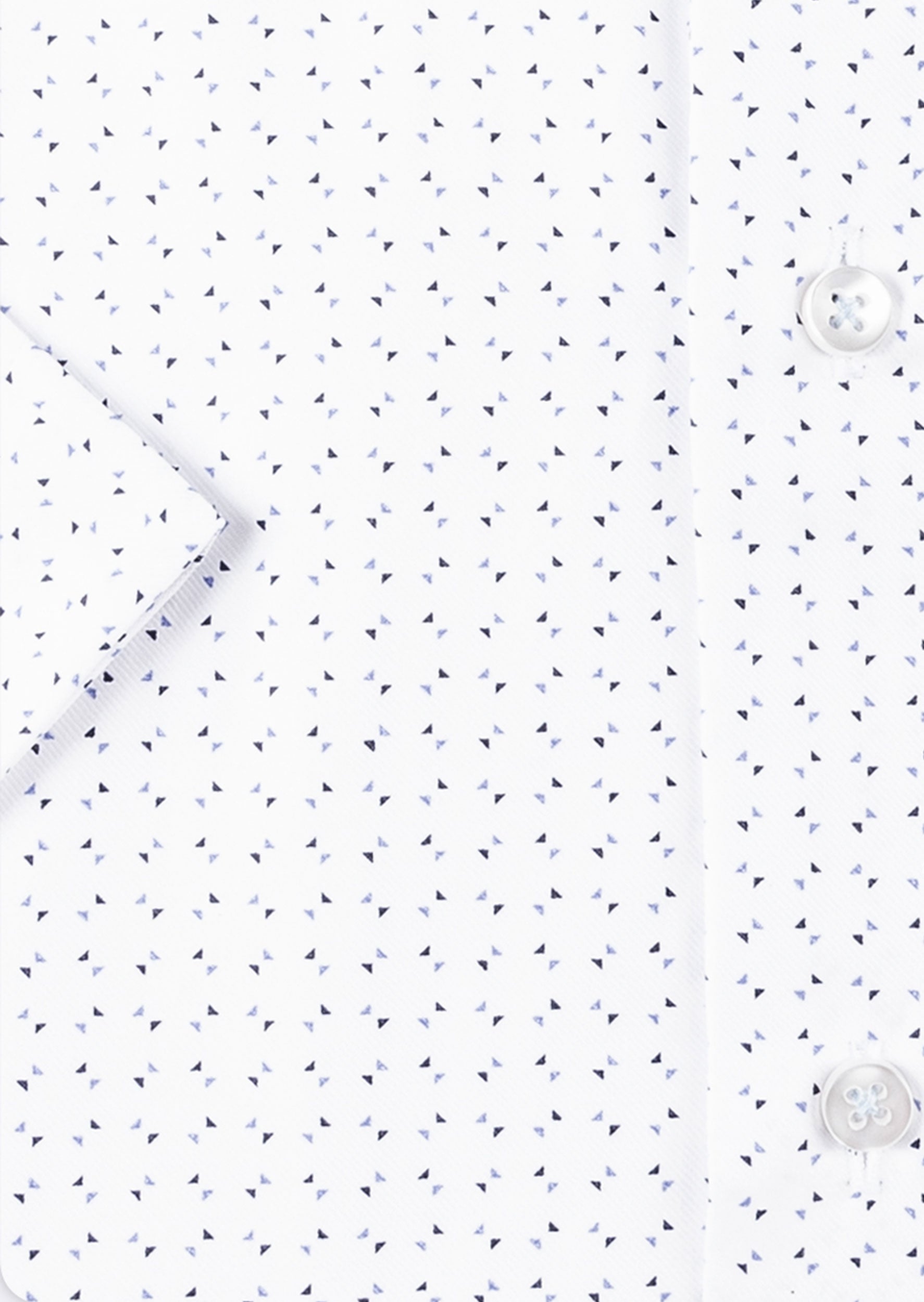 White - Blue Short Sleeve Shirt