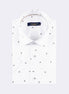 White - Brown Short Sleeve Shirt
