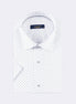 White - Navy Short Sleeve Shirt