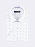 White - Blue Short Sleeve Shirt