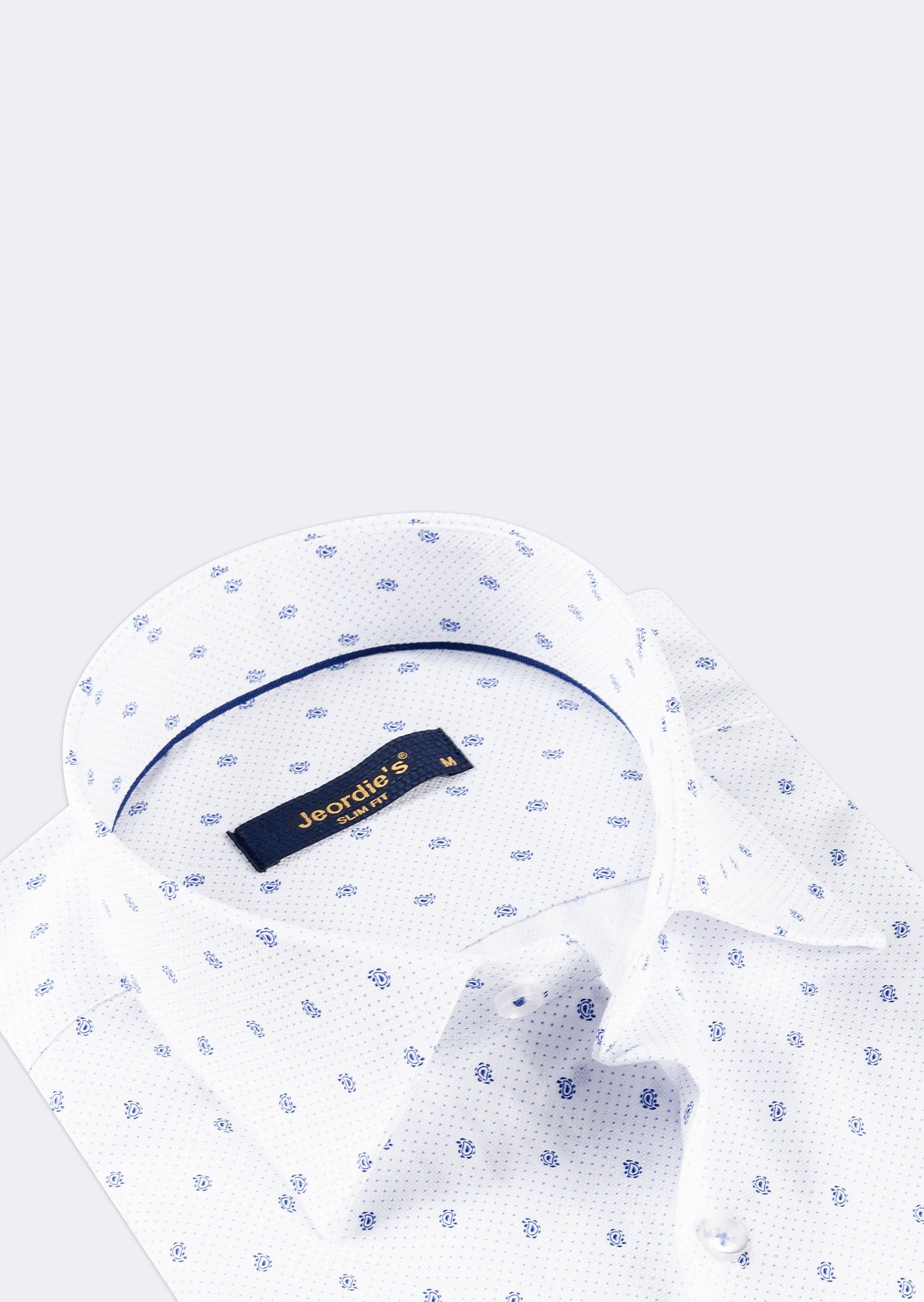 White - Blue Short Sleeve Shirt