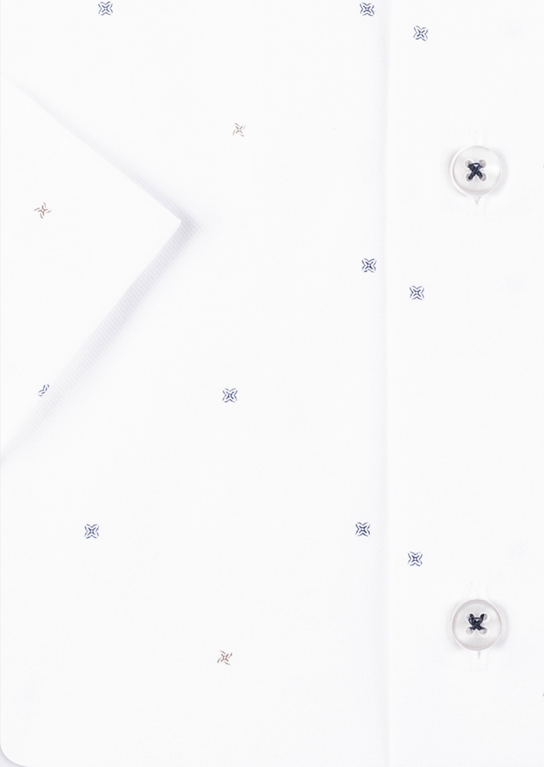 White - Navy Short Sleeve Shirt