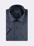 Navy - Grey Short Sleeve Shirt