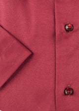 Burgundy Short Sleeve Shirt