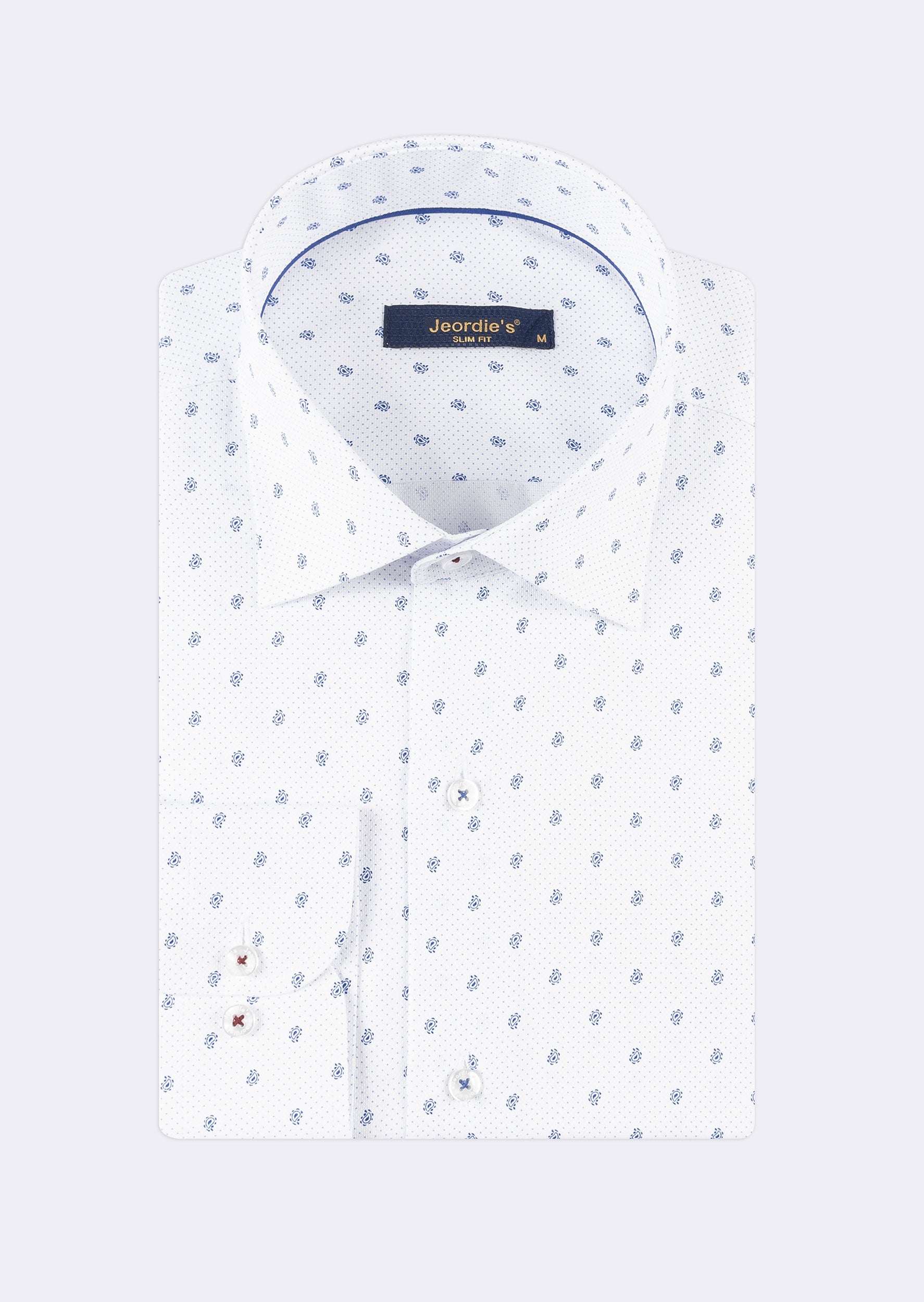 White - Blue Long Sleeve Shirt